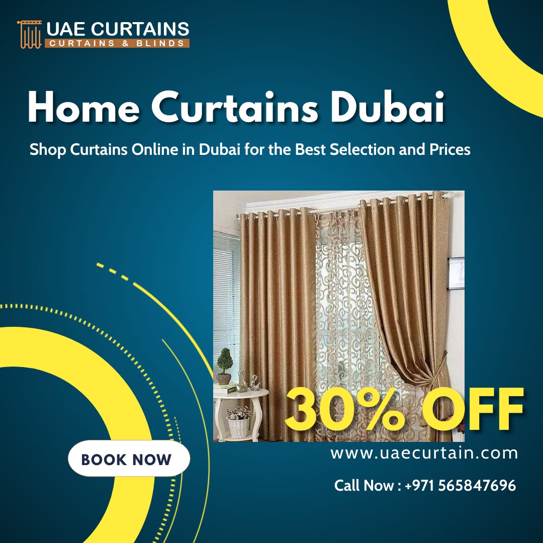 Home Curtains Online in Dubai for the Best Selection and Prices by