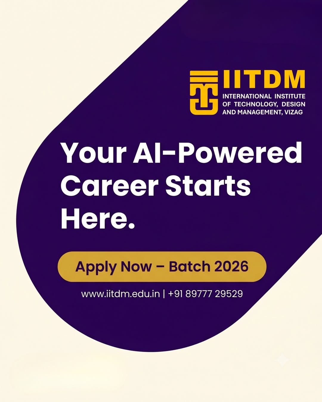 Your AI-Powered Career Starts Here: Explore PGDM in Business Analytics at IITDM Vizag