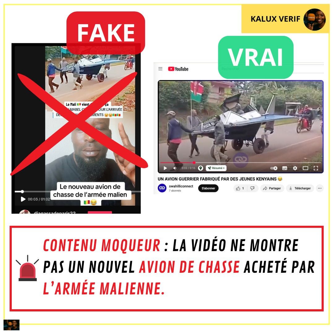 Non, cette vidéo ne montre pas un nouvel avion de chasse acheté par l’armée malienne