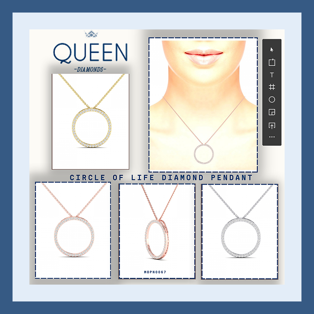 Circle of Life Diamond Pendant -Queen Diamonds