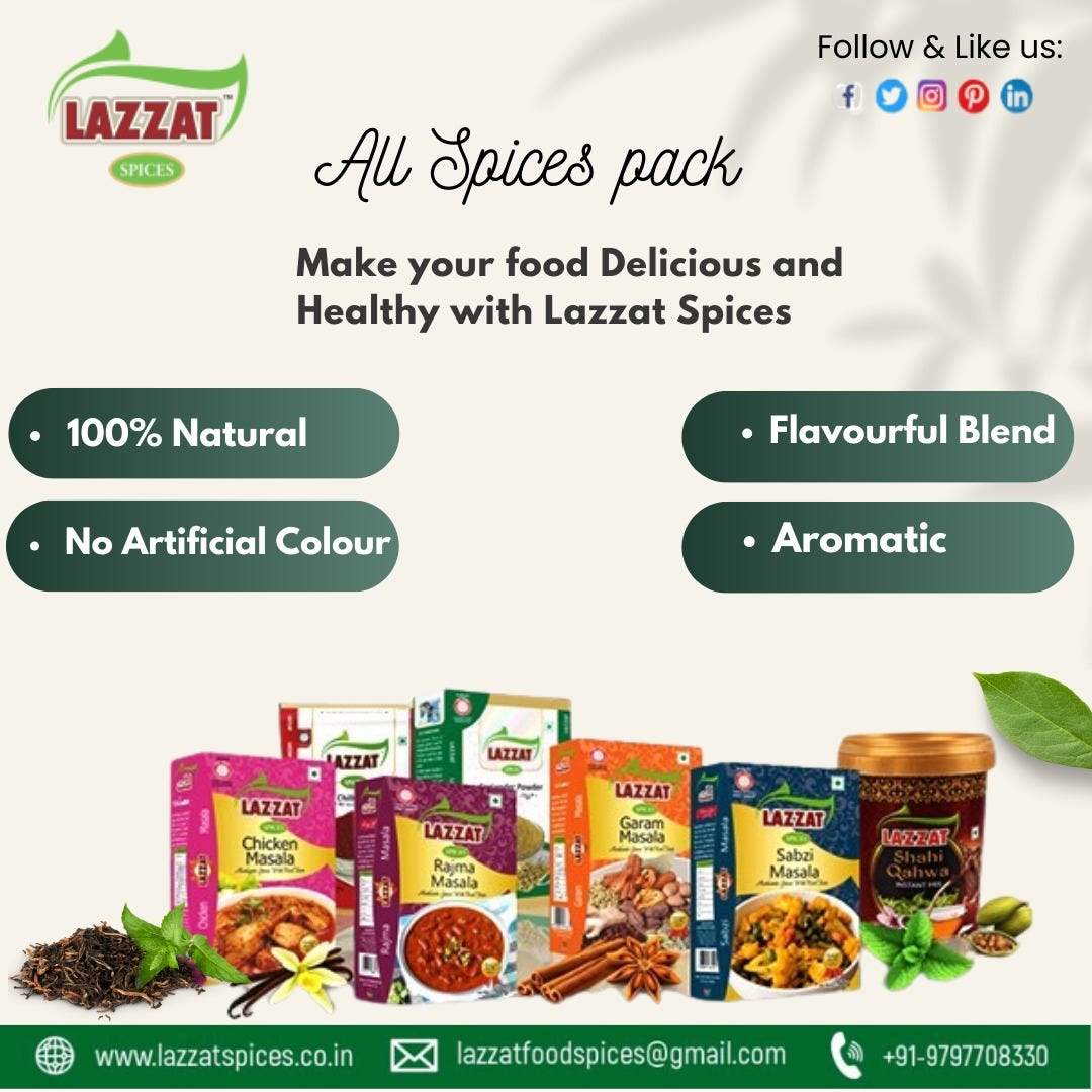 Best Wholesale Spices manufacturer & supplier India LazzatSpices Medium