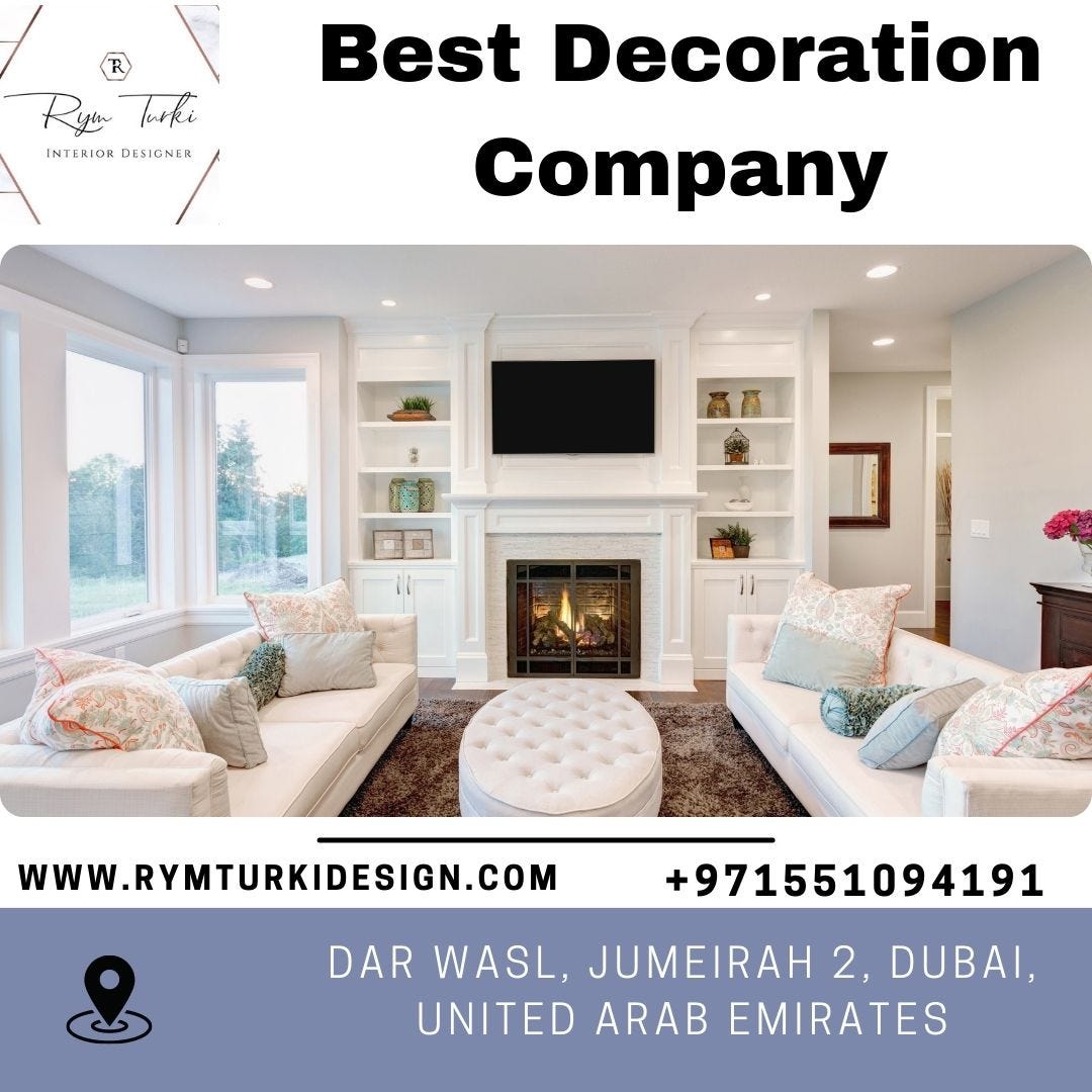 Best Decoration Company in DubaiRym Turki Interior Design