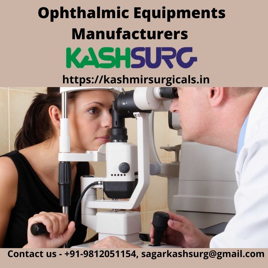 Ophthalmic Equipments Manufacturers in India Kashmir Surgical Works