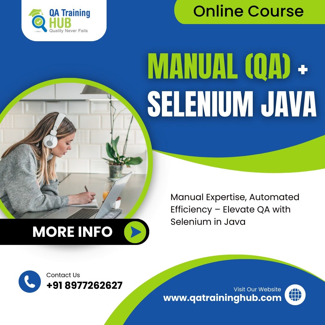 Selenium JAVA Training in Hyderabad | by Qatraininghub | Dec, 2023 | Medium