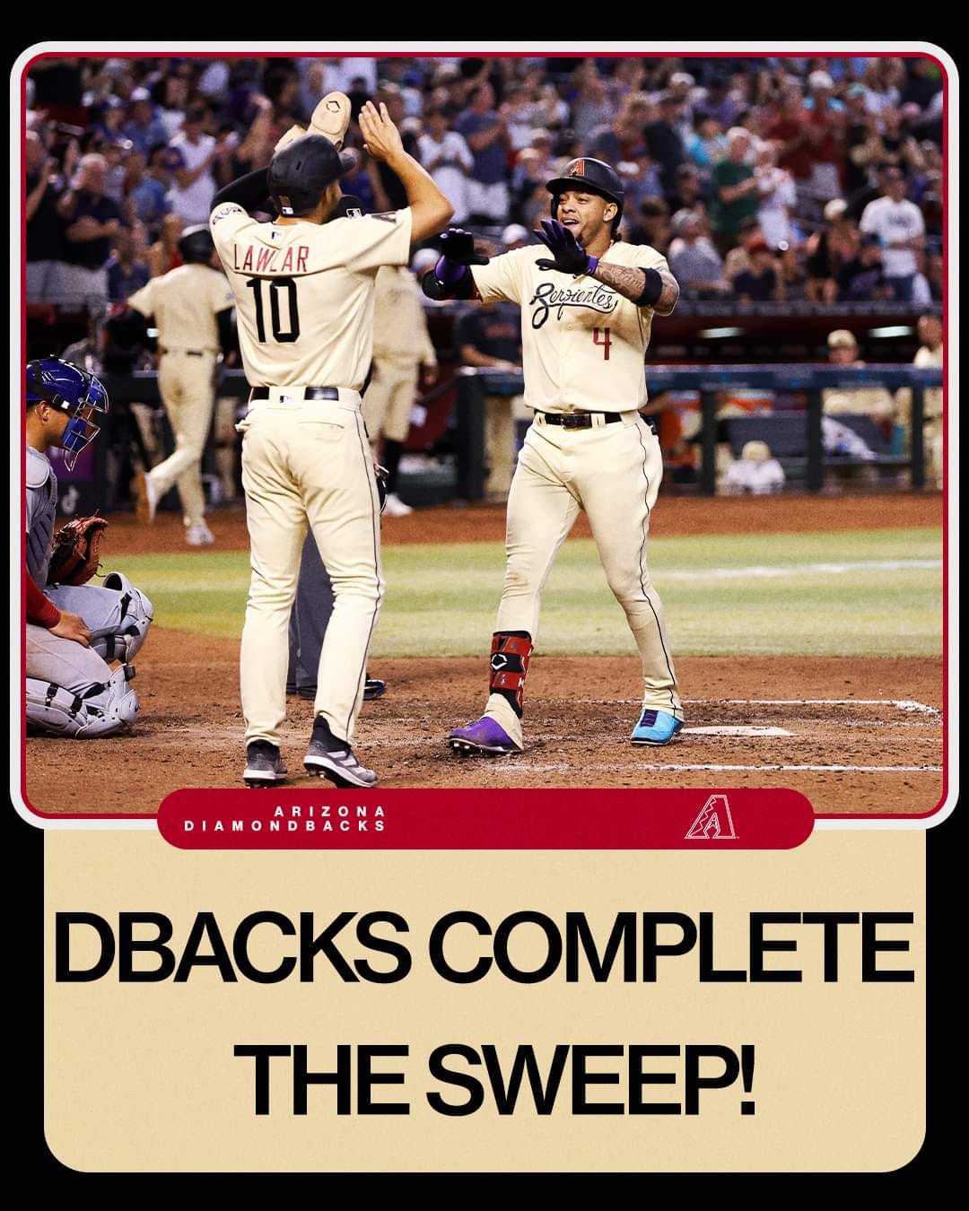 Diamondbacks Sweep Serpientes and Secure 2nd Wild Card Spot with