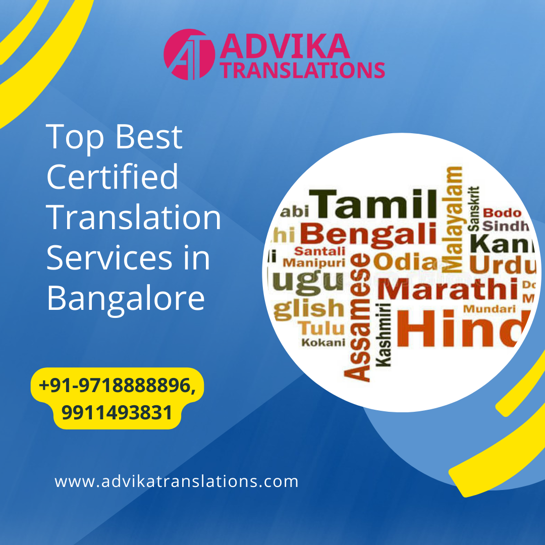 Top Best Certified Translation Services in Bangalore Bridging