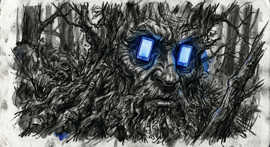 “Connected, yet disconnected.” Art Sketch by Misselbereth