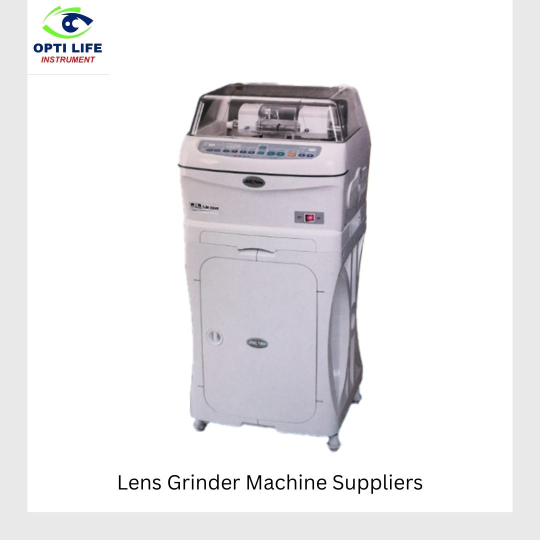 The Lens Grinder Revolution by Opti Life Instrument by Opti Tech