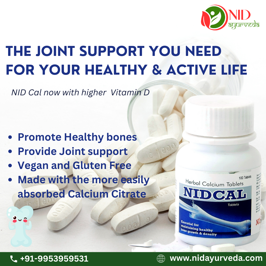 Calcium supplement for men & women Nidayurvedaads Medium