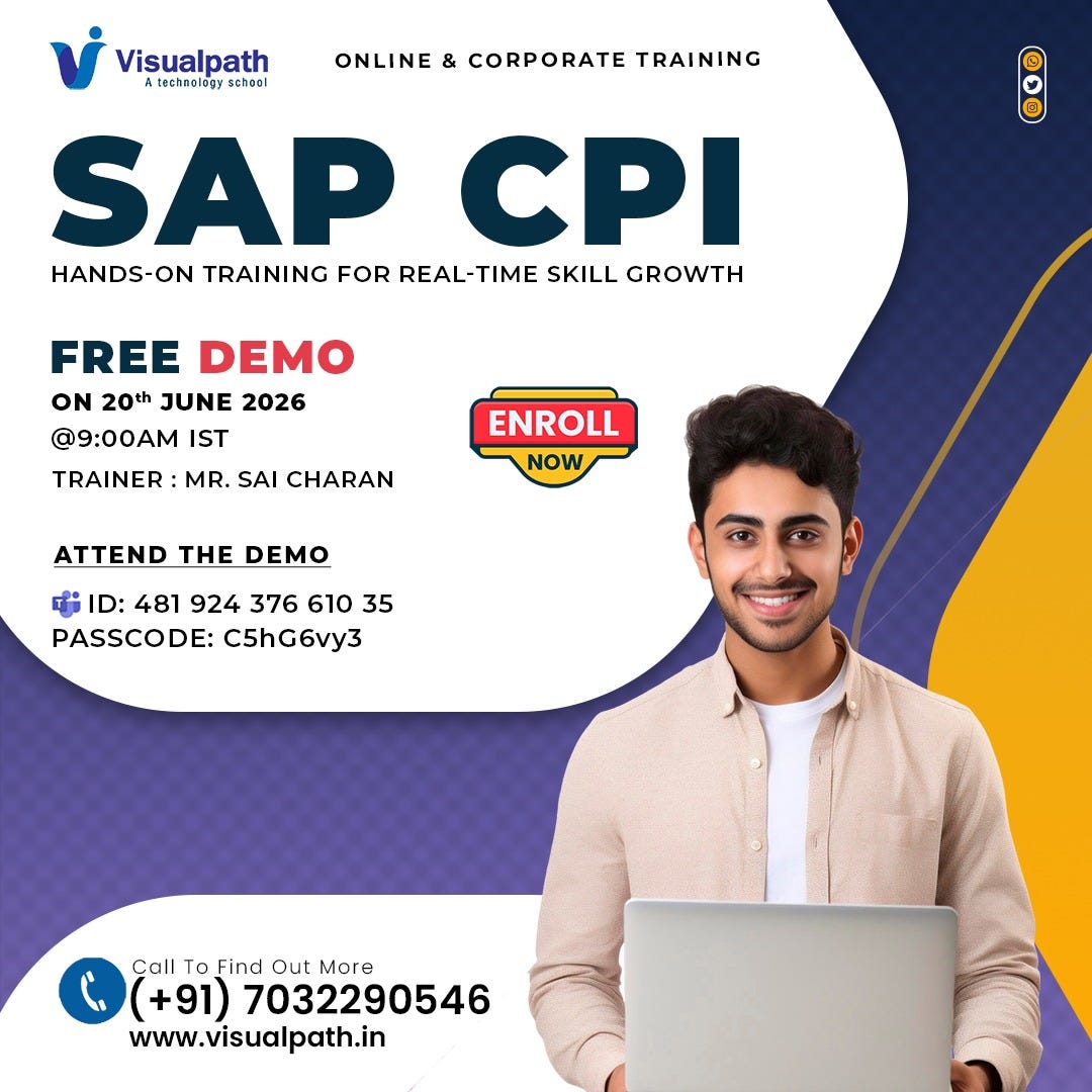 🚀 Join the Free SAP CPI Demo and Explore Cloud Integration