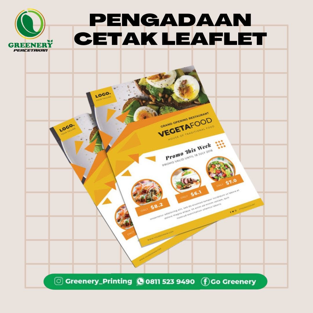 Pusat Pengadaan Cetak Leaflet di Muara Teweh Hub 0811 5239 490 WA