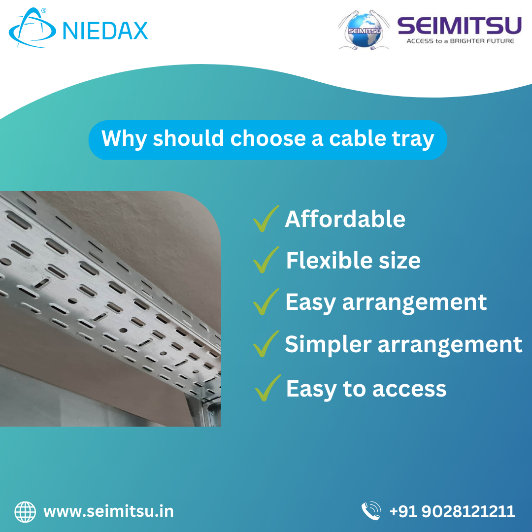 Reasons why should invest in cable trays Niedax Cable Tray SEIMITSU