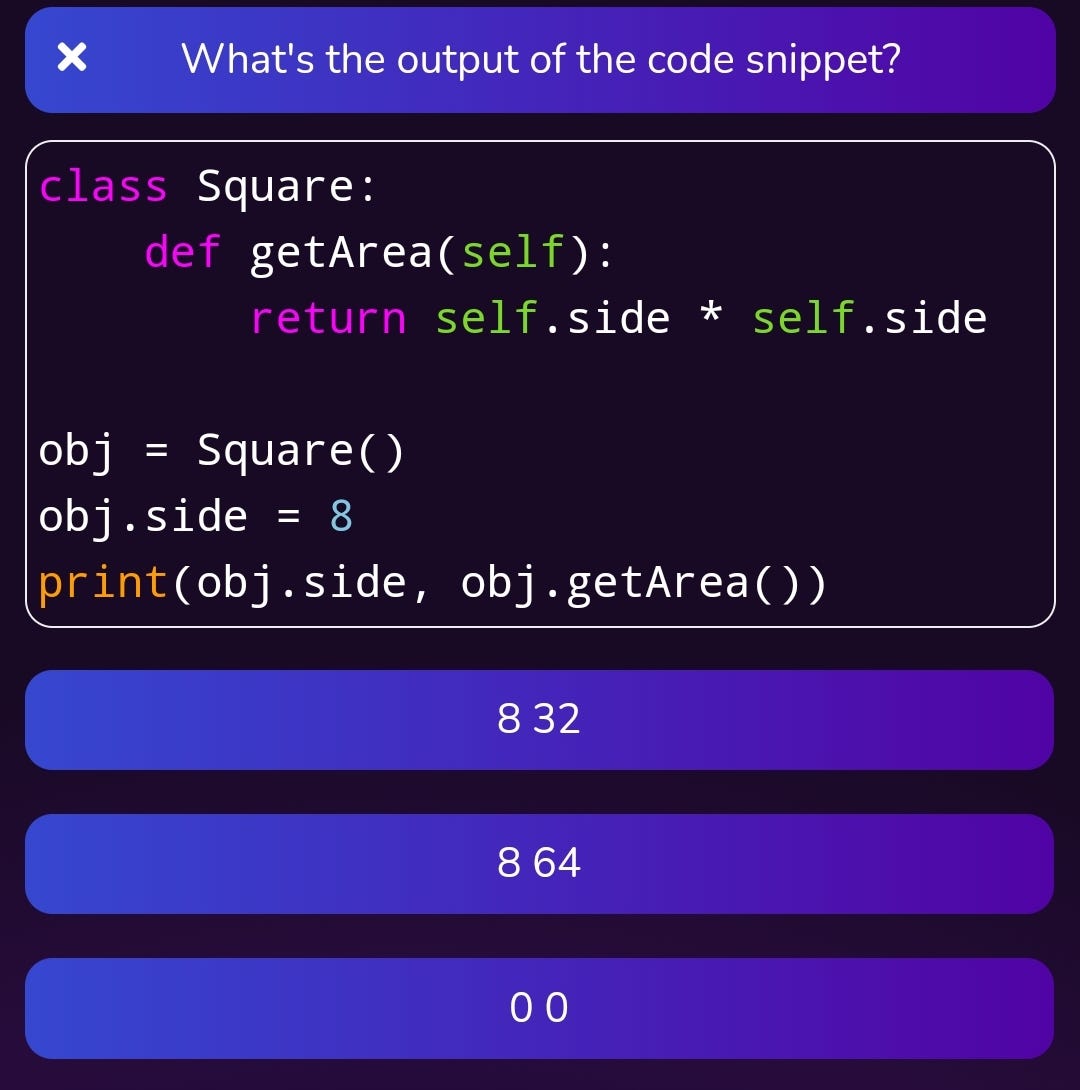 What is the output of following Python Code? https://www.clcoding.com ...