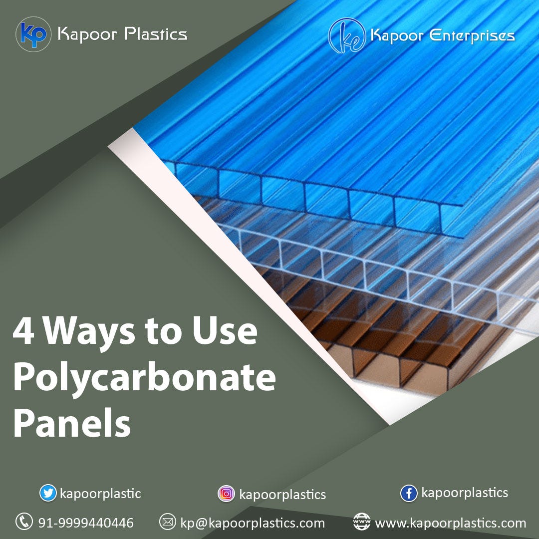 4 WAYS TO USE POLYCARBONATE PANELS by Abhishek kapoor Medium
