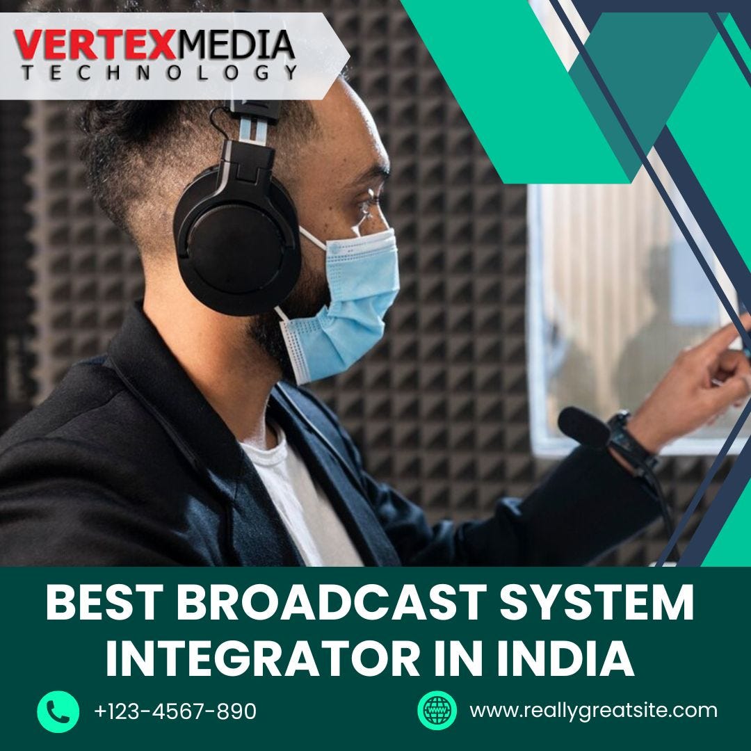 Best Broadcast System Integrator in India VERTEX MEDIA TECHNOLOGY Medium
