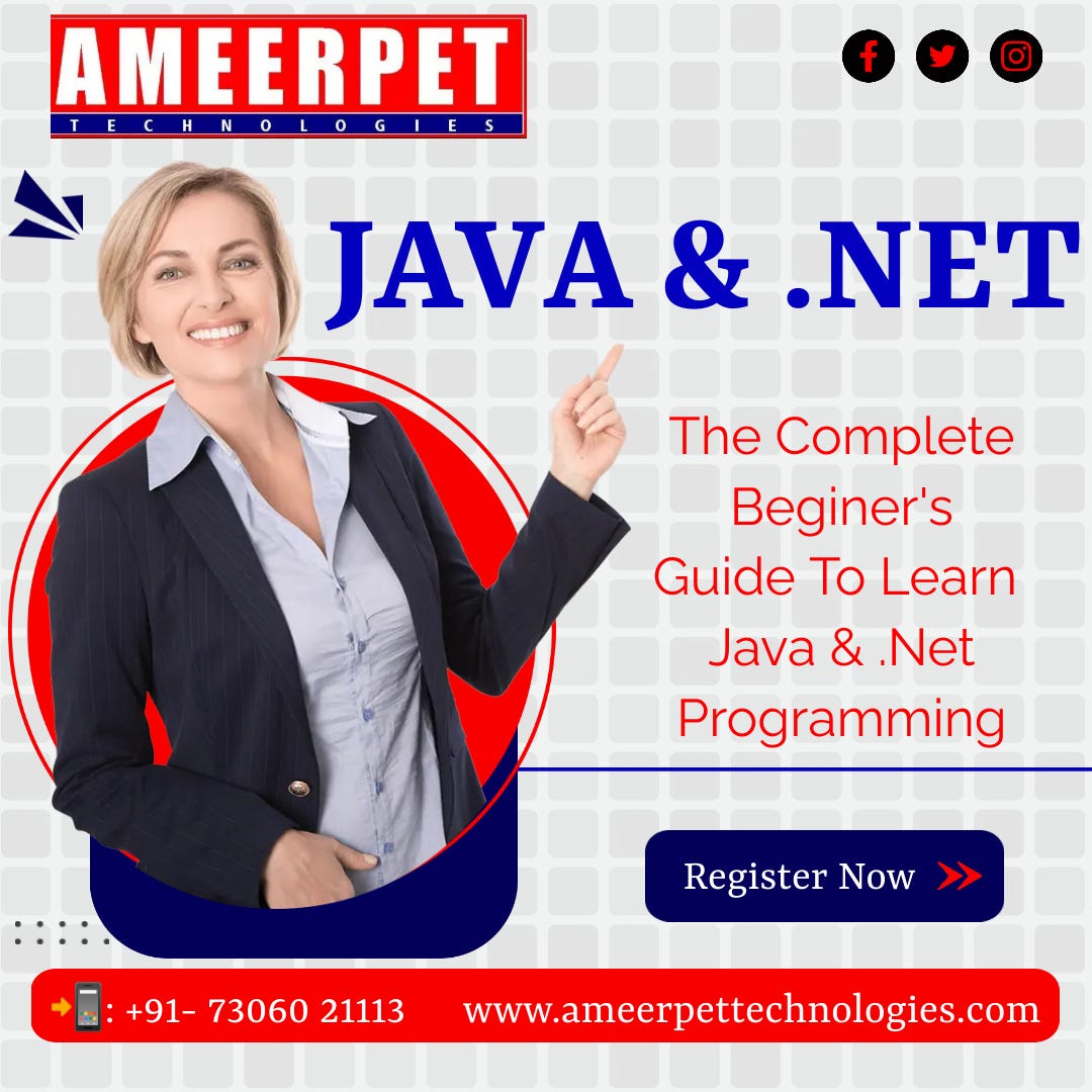 The Complete Beginner's Guide to Learn Java & .Net Programming | by ...