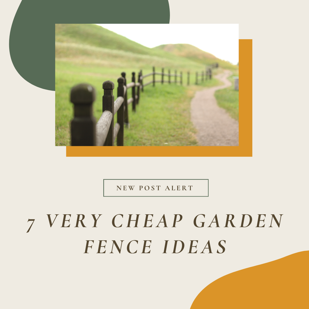 7 Very Cheap Garden Fence Ideas. There’s nothing like a beautiful, lush ...