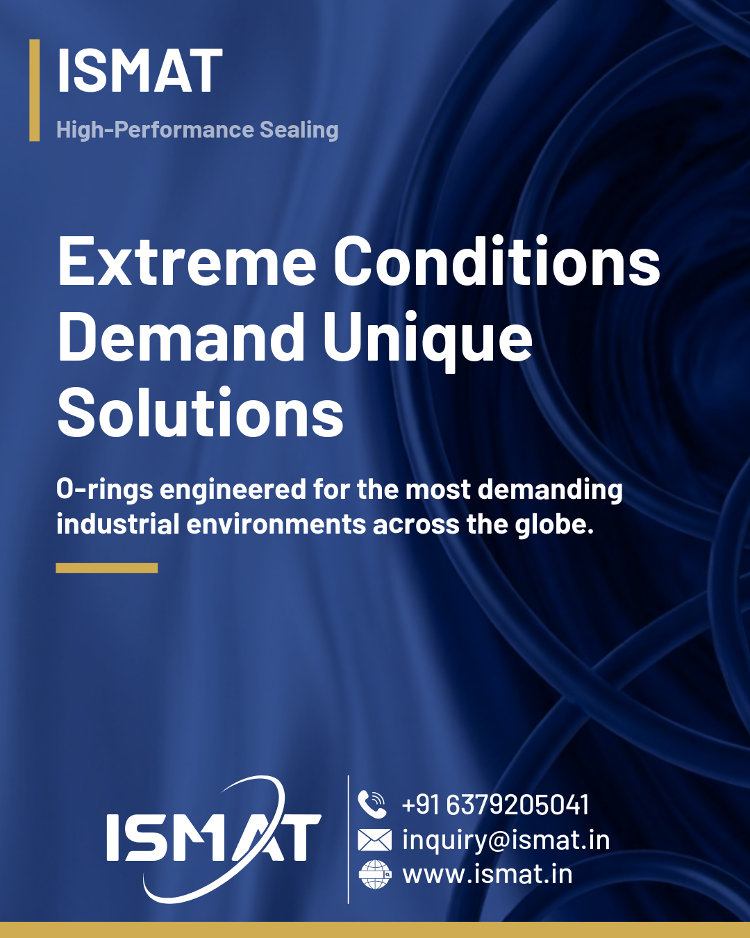High performance O-rings | ISMAT