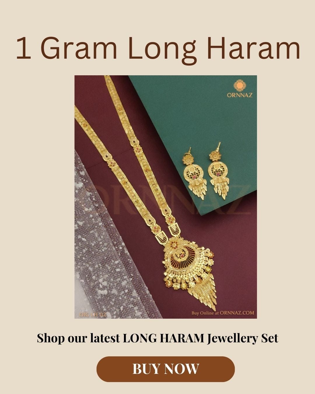 Necklace 1 Gram Gold Jewellery