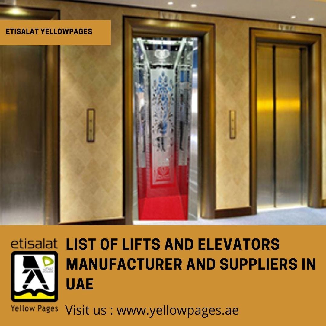 List of Lifts and Elevators Manufacturer and Suppliers in UAE Rakesh