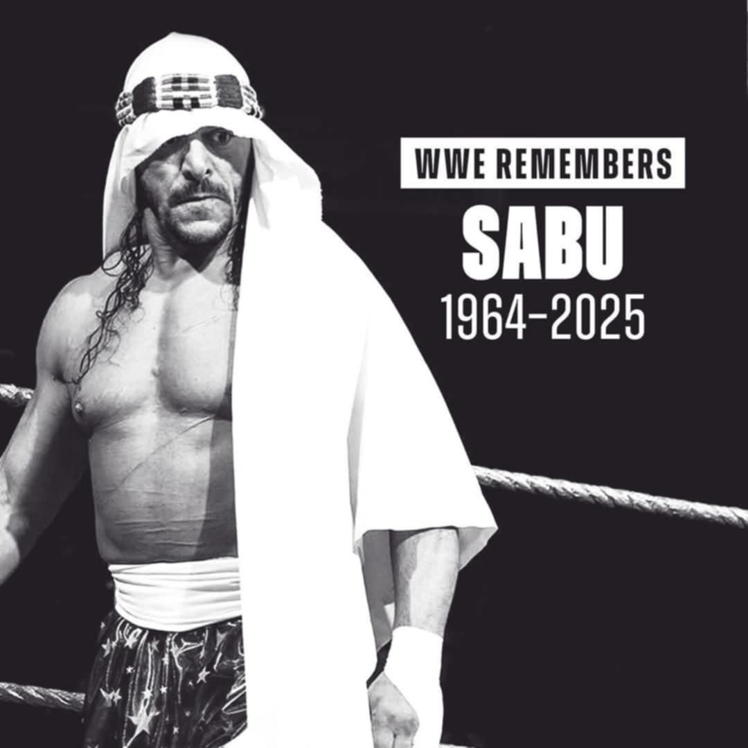WWE legend Sabu dies at 60.