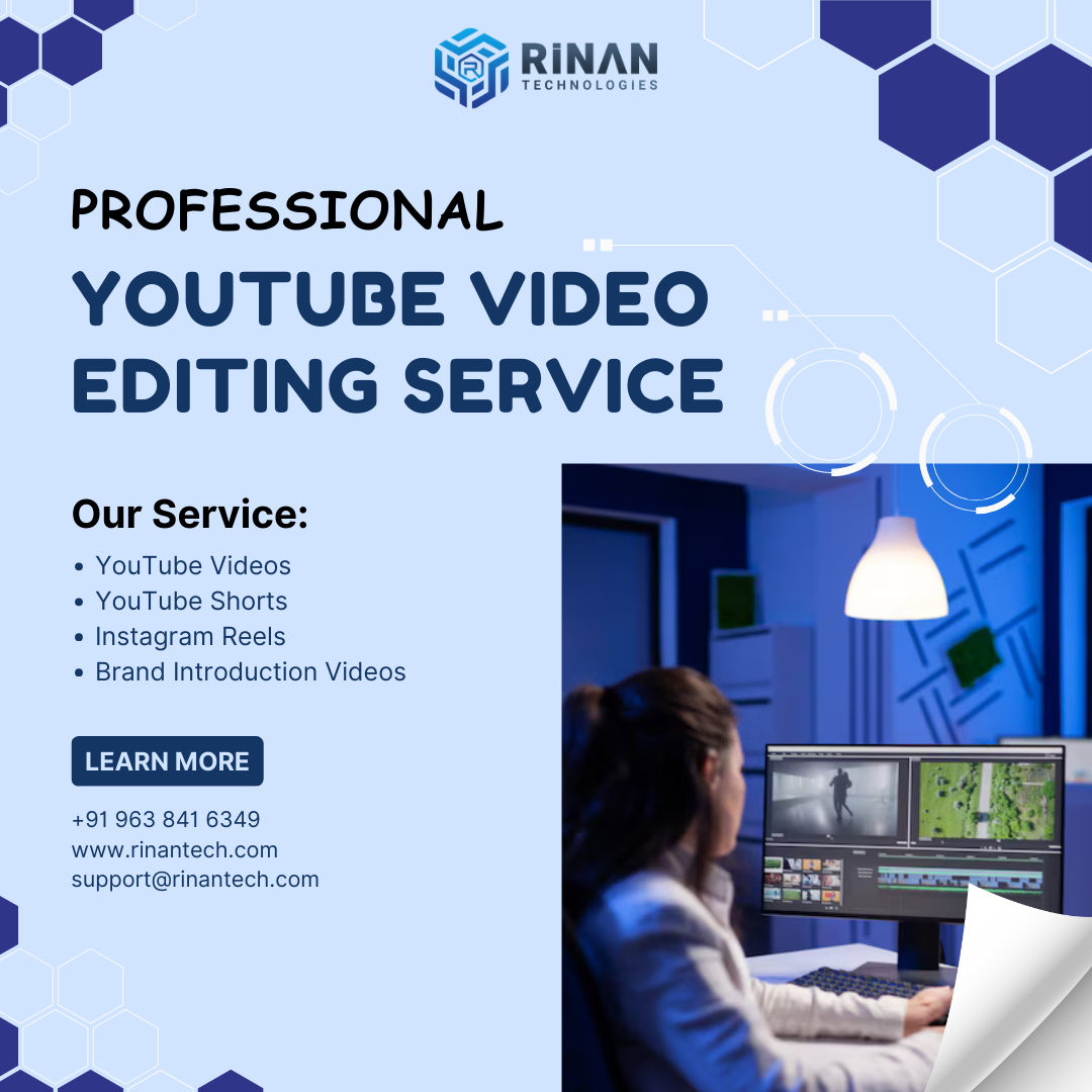 dProfessional YouTube Video Editing Service