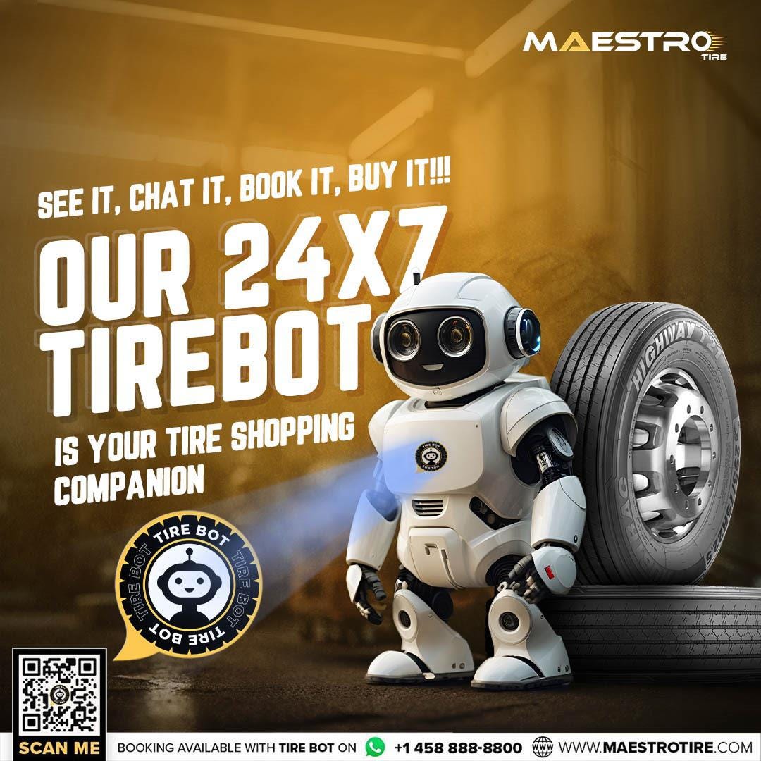 Maestro Tire’s Innovative Chatbot by Anil Trivedi Your Maestro Tires Expert in the USA Nov