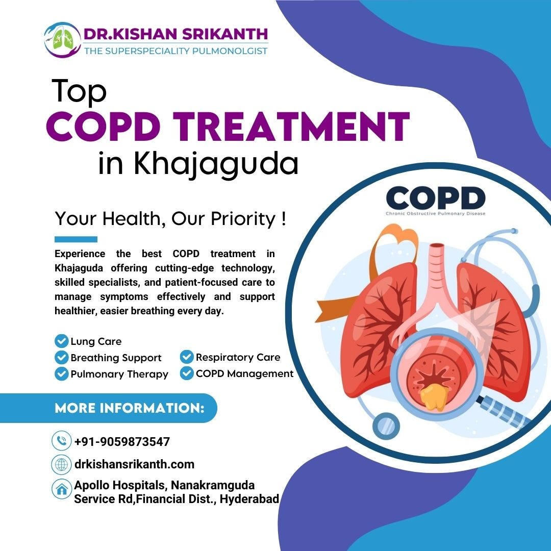 Struggling with Breathlessness in 2026? Explore Advanced COPD Treatments in Khajaguda