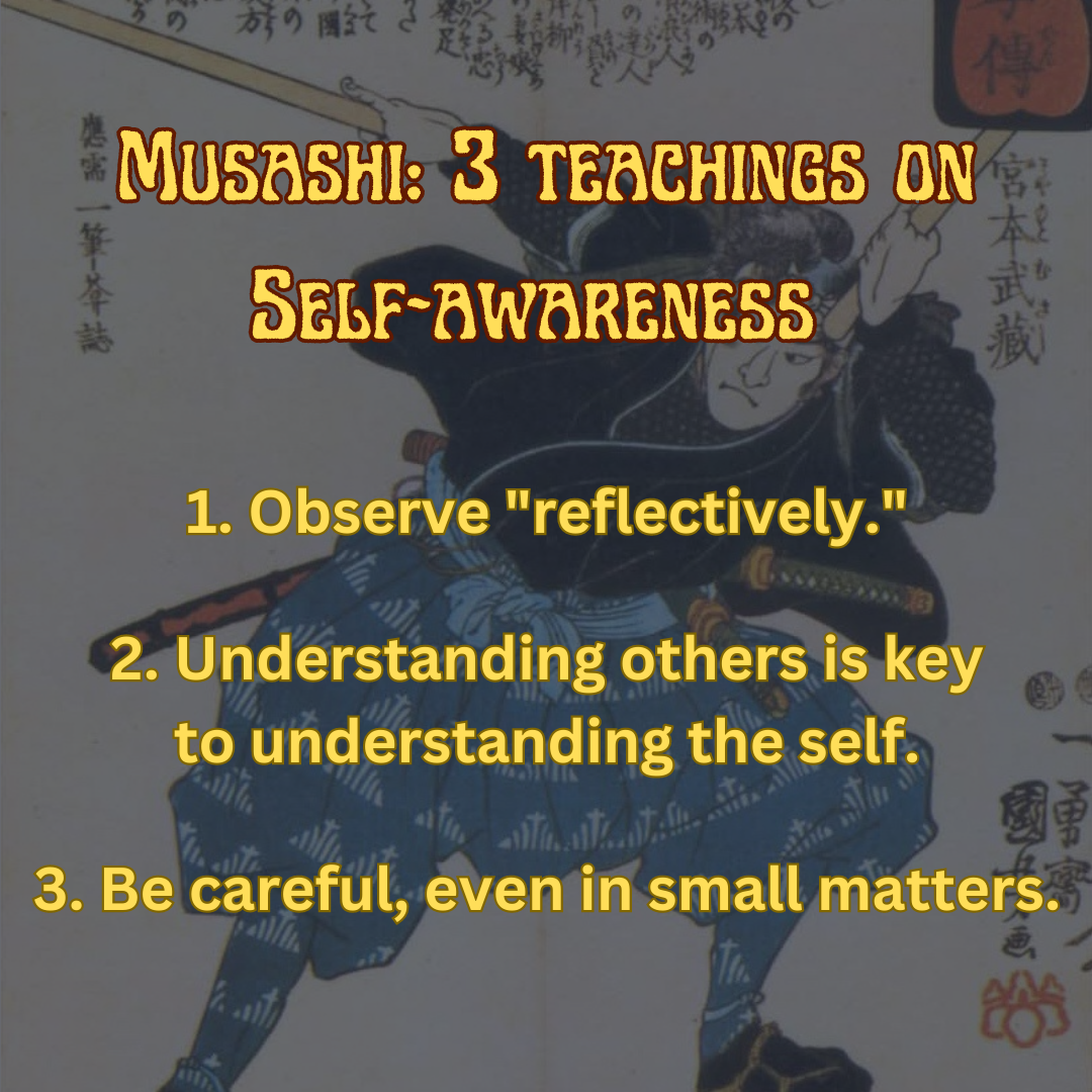 3 Teachings from Miyamoto Musashi on Self-Awareness | by William F. Burk |  Medium