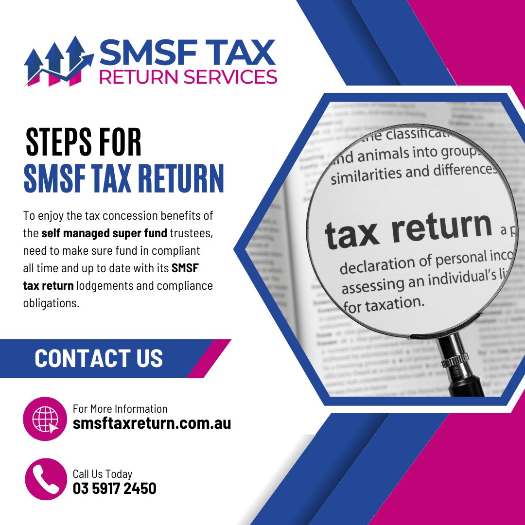 Steps to consider for the lodgement of the SMSF Tax Return by SMSF