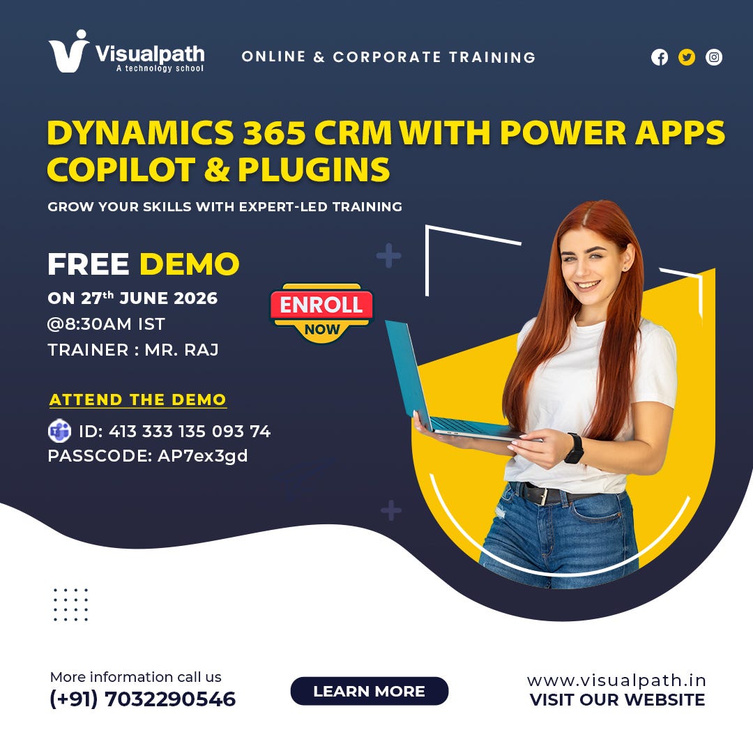 🚀 Dynamics CRM with Power Apps Online Free Demo 🚀