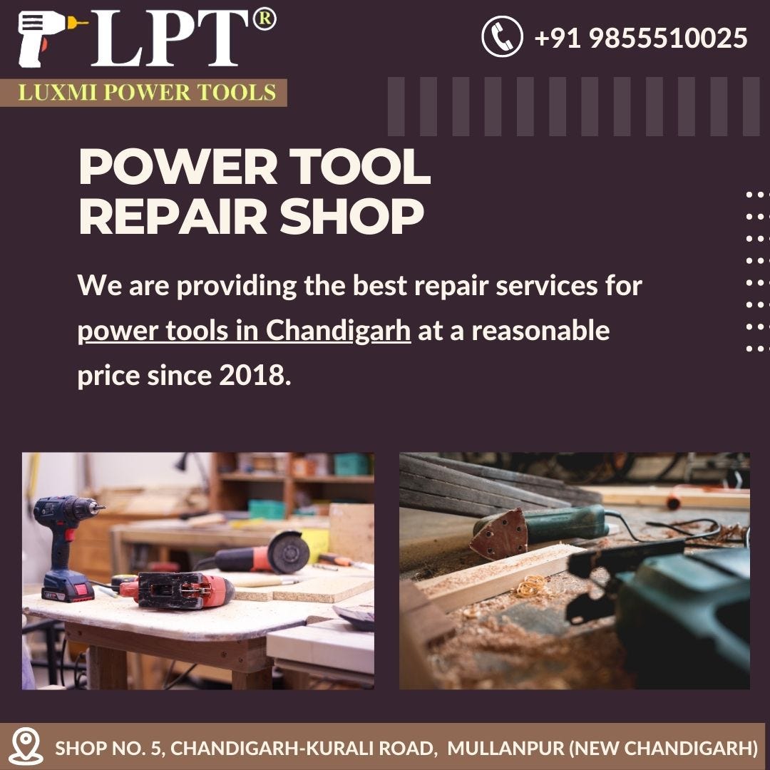 Power tool repair shop Luxmipowertools Medium