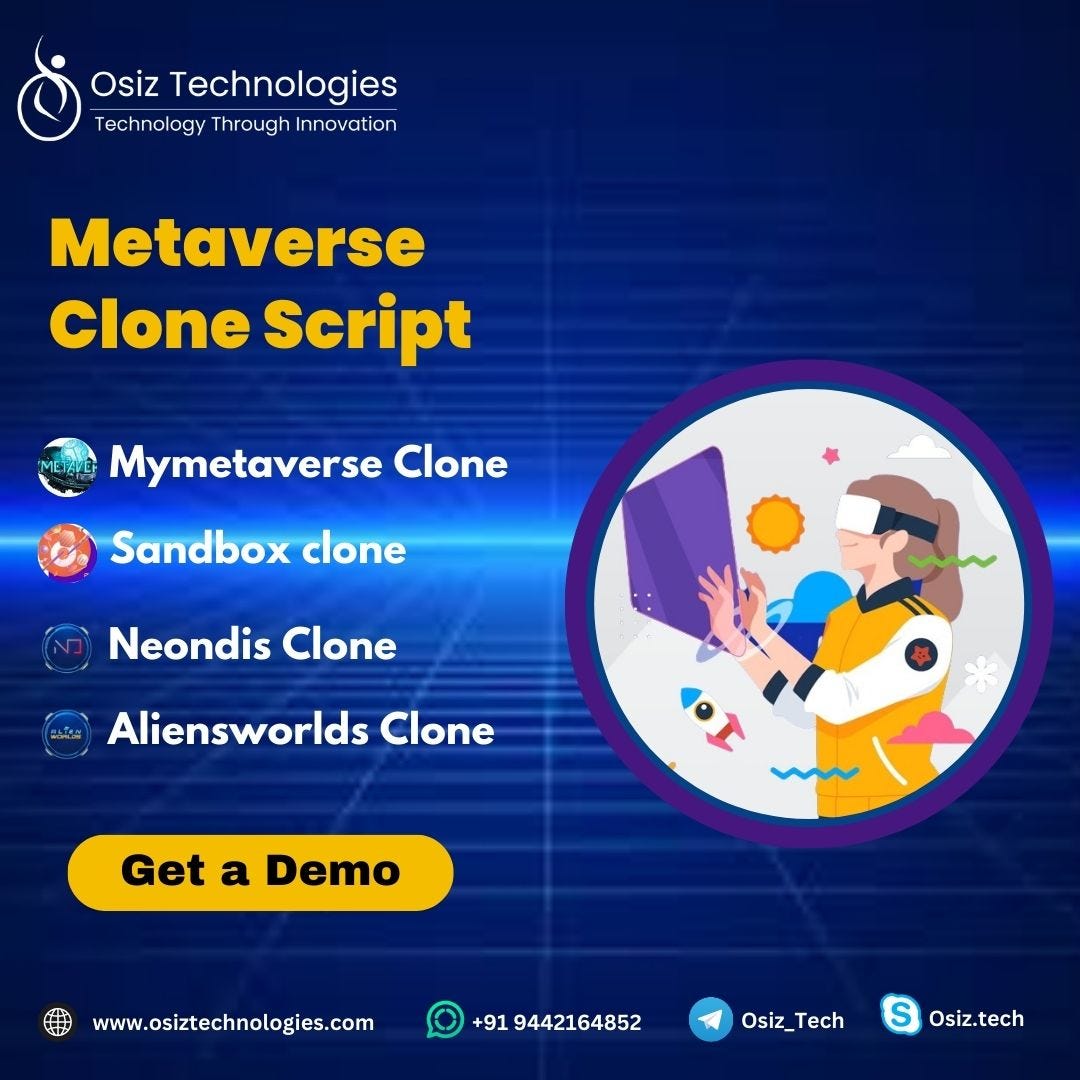 How Metaverse Clone Script is Revolutionizing the Gaming Industry by