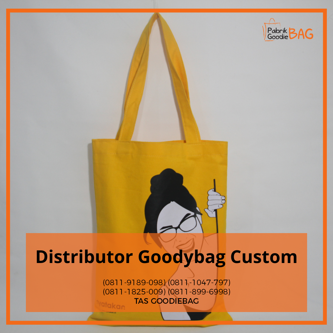Distributor Goodybag Custom - Supplier Goodiebag Kanvas - Medium