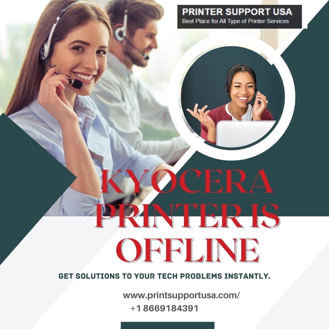 How to Fix Kyocera Printer Offline Error by printer supportusa Medium