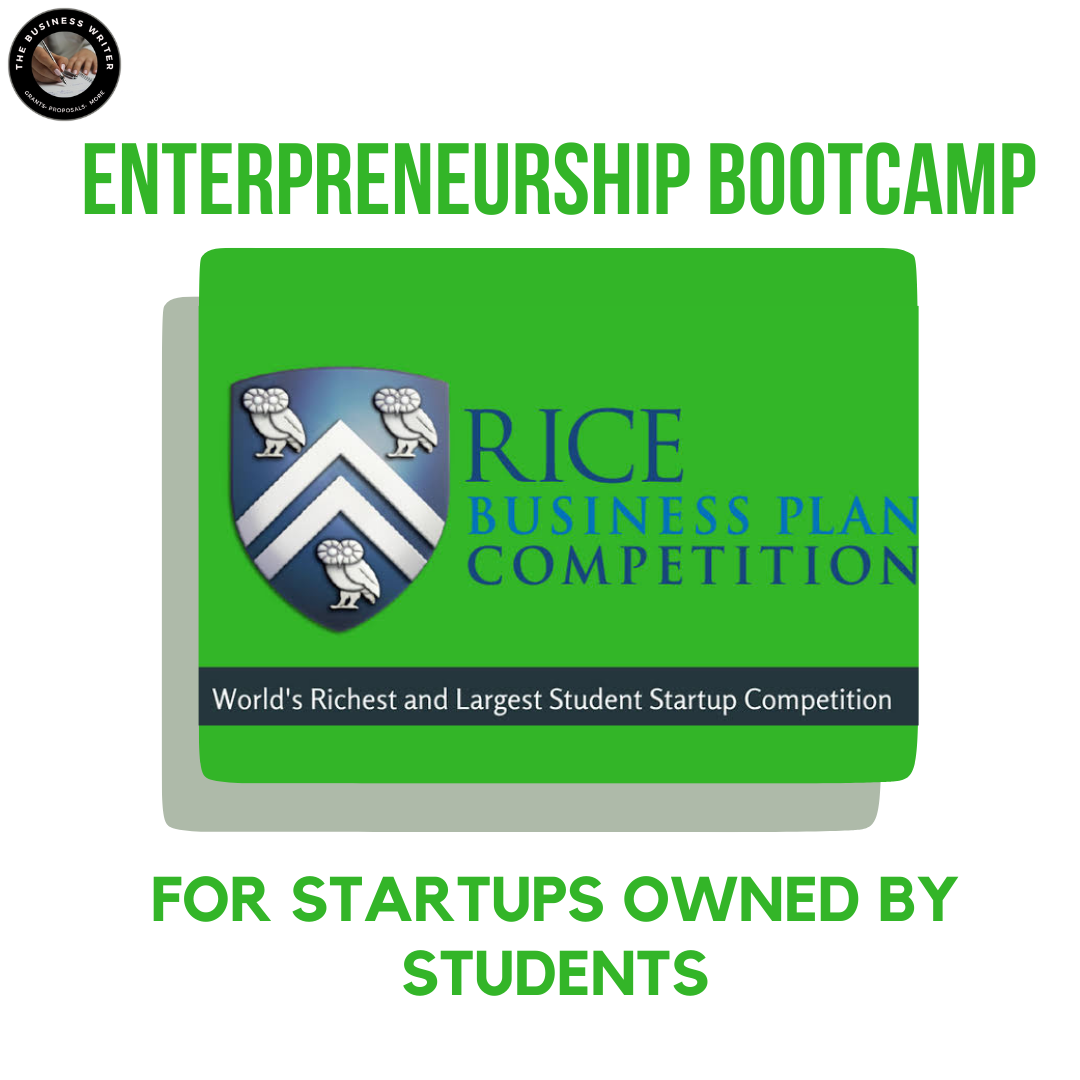 Rice University Business Plan Graduatelevel Student Startup