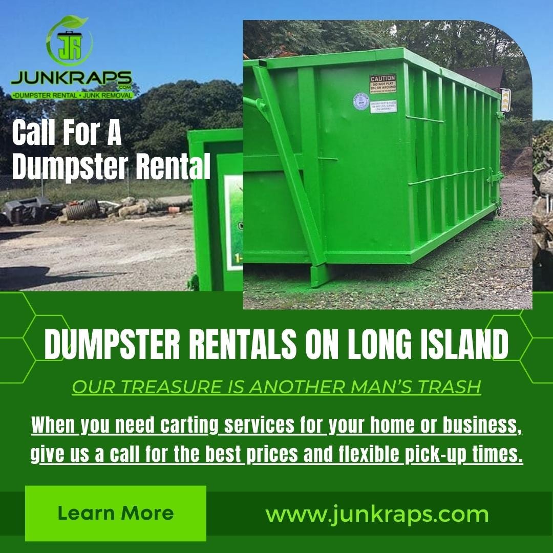 Roll Off Dumpster — Blue Point, NY by Dumpster Rental Long Island