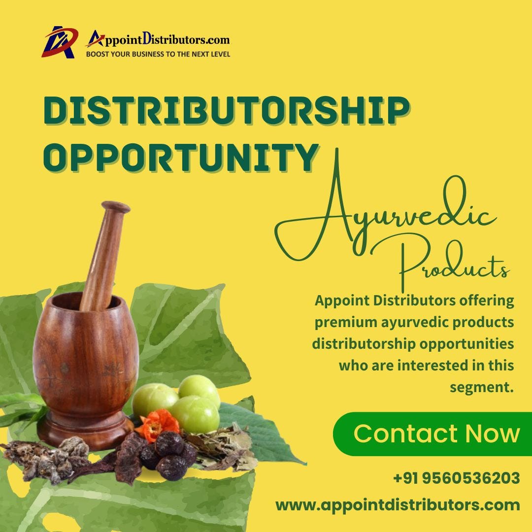 Ayurvedic Products Distributorship Opportunity in India Vishal Mishra