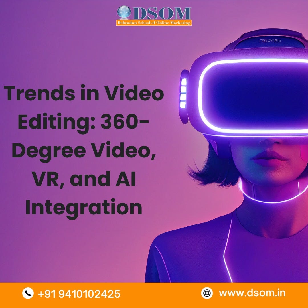 Trends in Video Editing 360Degree Video, VR, and AI Integration by
