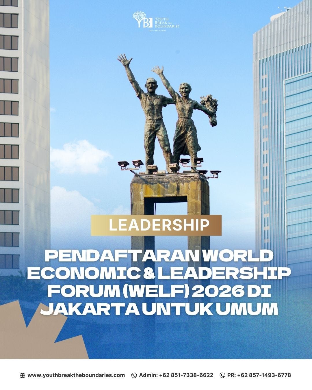 Pendaftaran World Economic & Leadership Forum (WELF) 2026 di Jakarta untuk Umum