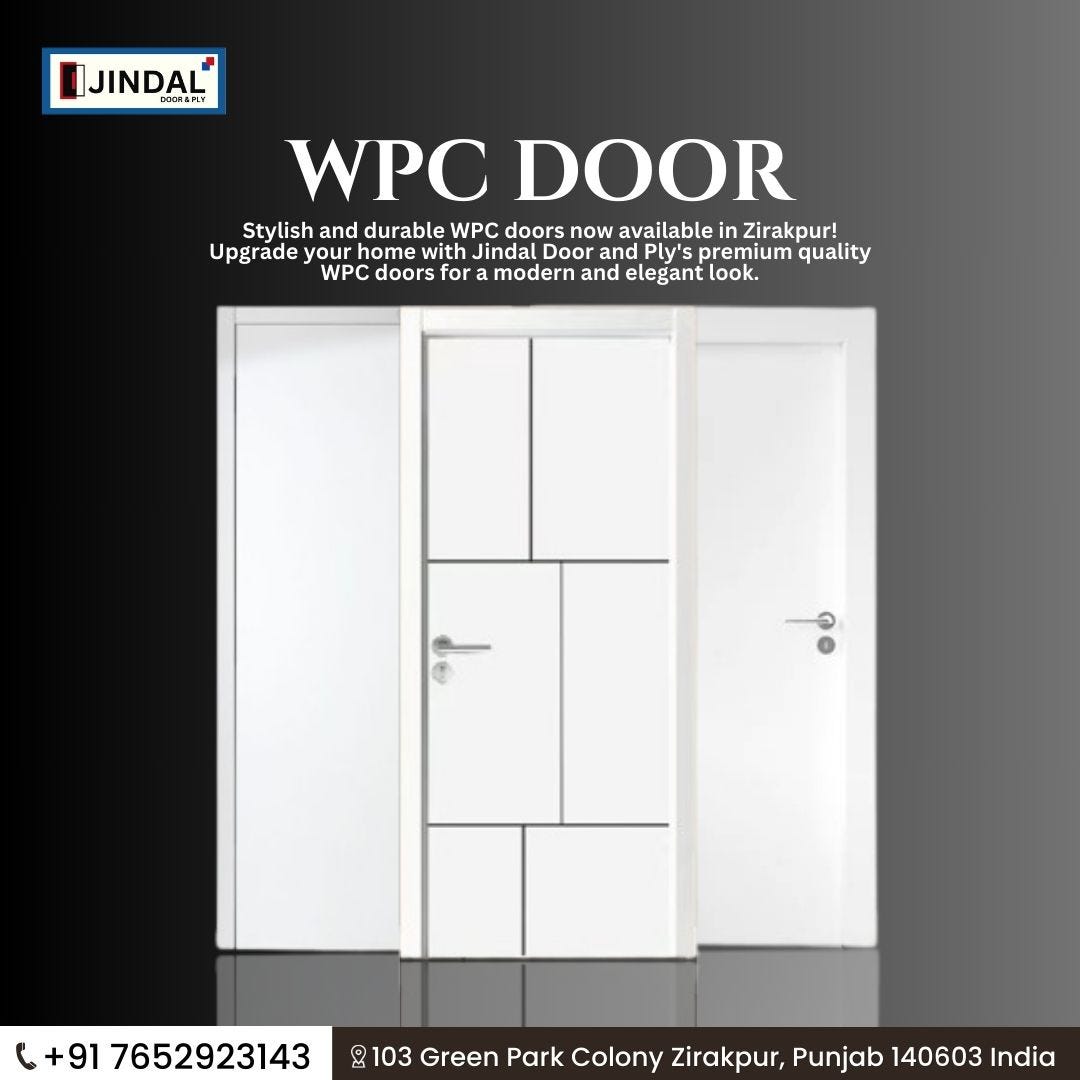 Stylish And Durable WPC Doors in Zirakpur - Jindal Door And Ply - Medium