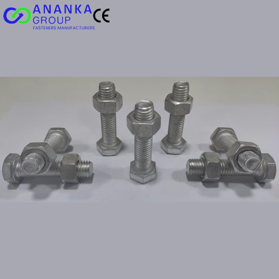 Hex Bolt With Nut — Cadmium Coated — Gr 8.8 AnankaFastener Medium