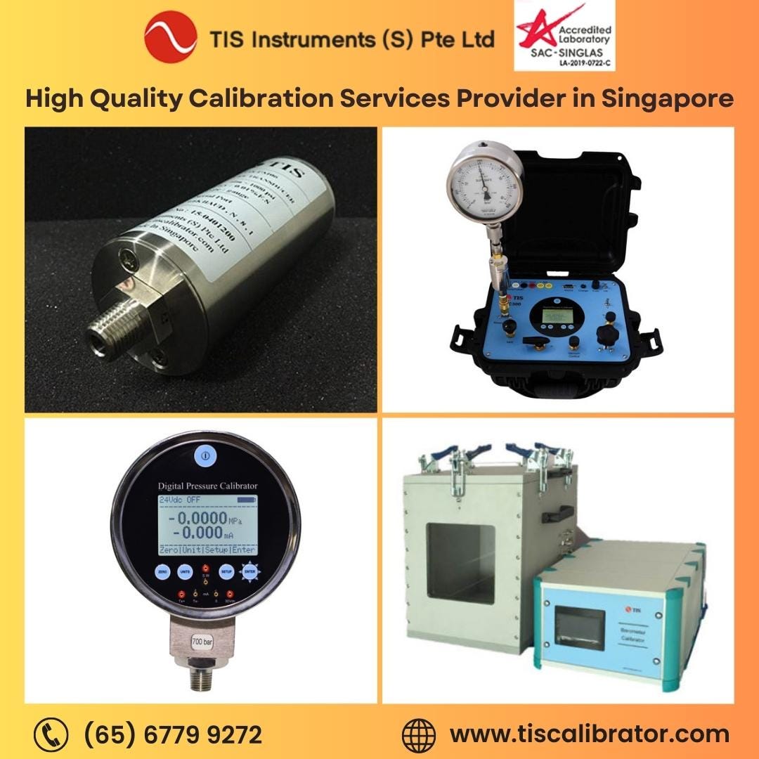 High Quality Calibration Services Provider in Singapore by Tiscalibratorsg Medium