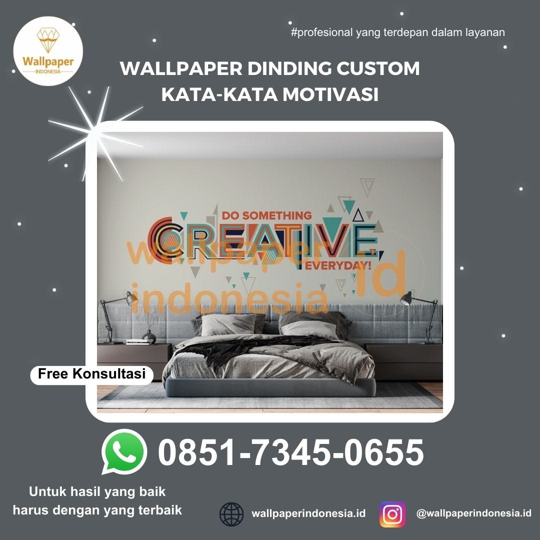 WALLPAPER DINDING CUSTOM KATA KATA MOTIVASI | by Tukangwallpaper | Medium