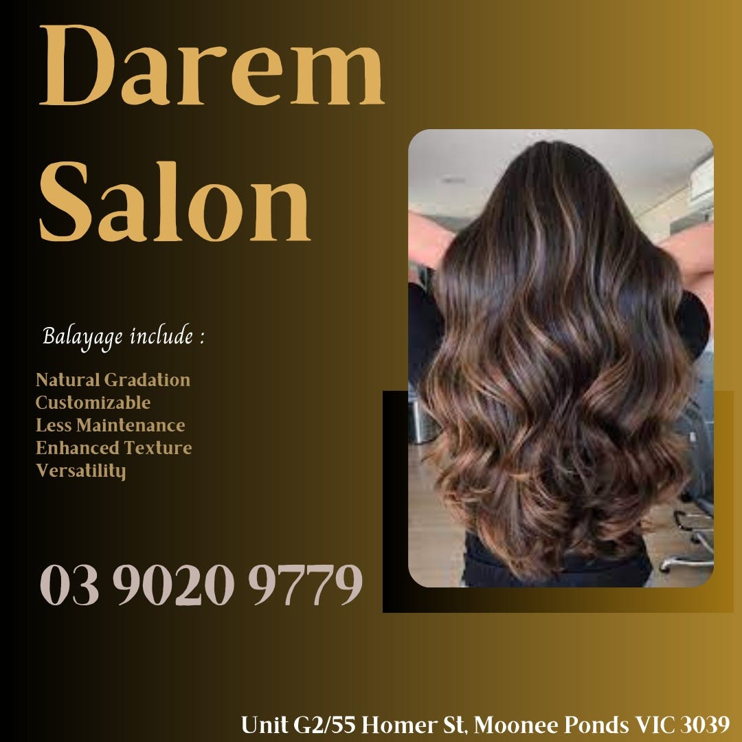 Hair coloring/ Highlights/ Best Balayage Melbourne Victoria by Darem