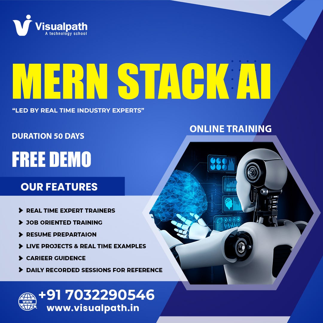 Best Mern Stack Course Ai In Hyderabad - Harik Visualpath - Medium
