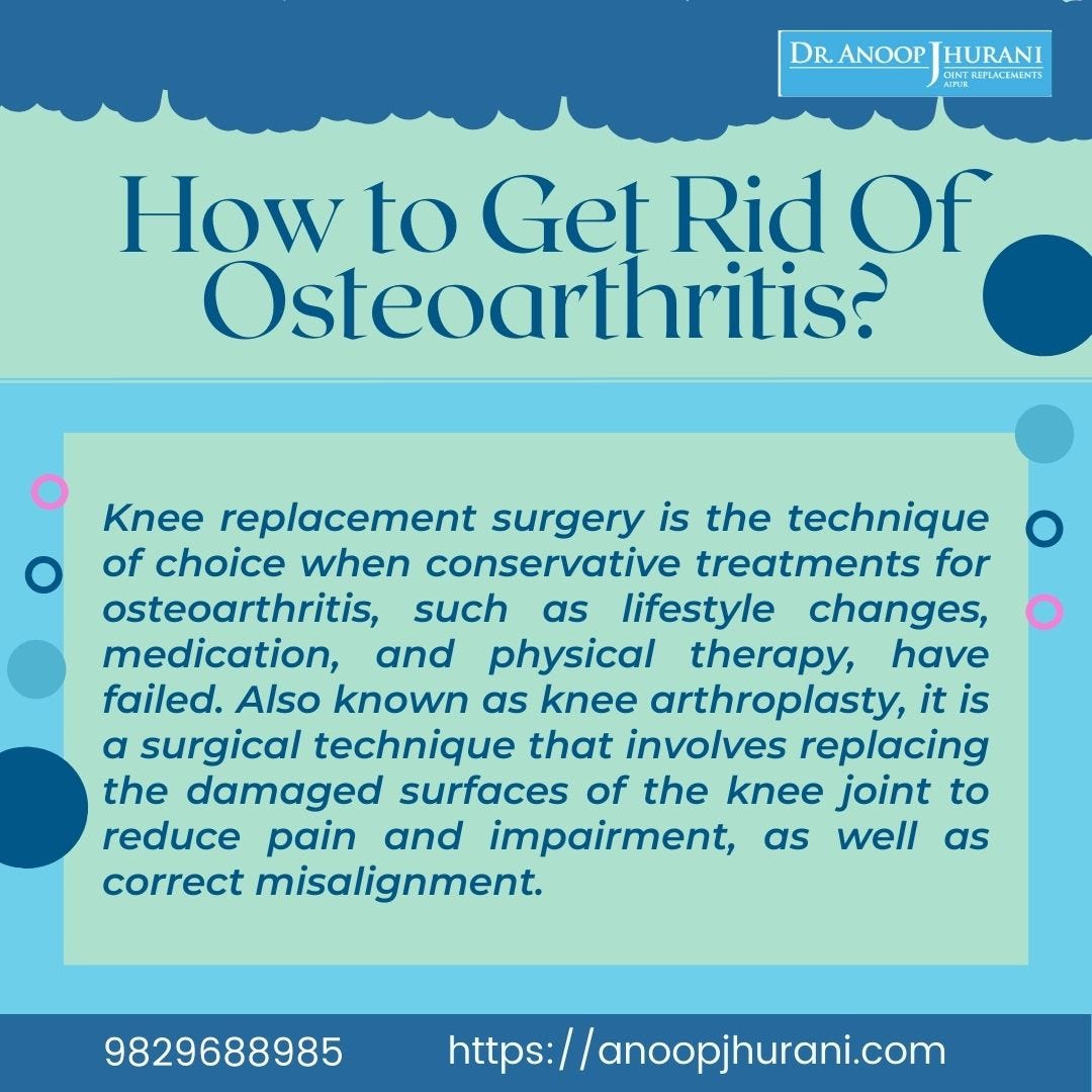 How to Get Rid Of Osteoarthritis? by Dr. Anoop Jhurani Apr, 2023