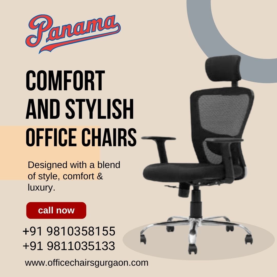 Discover Panama’s Comfortable Office Chairs in Gurgaon