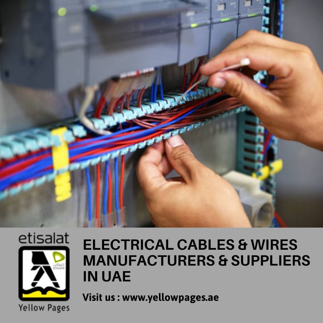 Electrical Cables & Wires Manufacturers & Suppliers in UAE Tvillen
