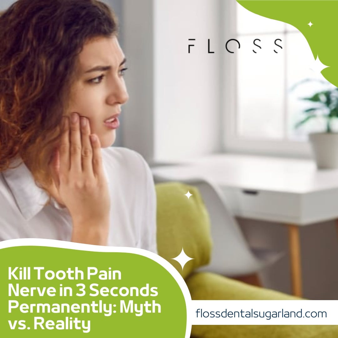 Kill Tooth Pain Nerve in 3 Seconds Permanently FLOSS Dental Sugar